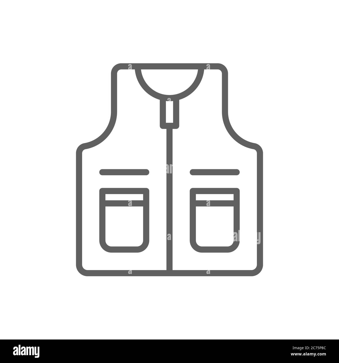 Vest icon Suitable for clothes icon line icon style Simple design  editable 8973332 Vector Art at Vecteezy