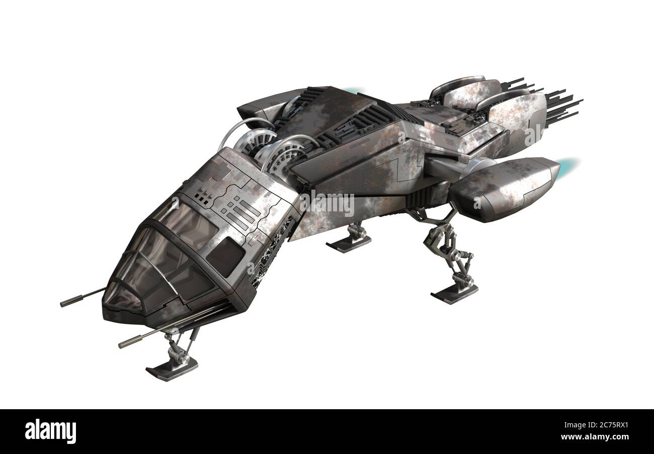 3D highly detailed military drone for futuristic deep space travel or  science fiction backgrounds with the clipping path included in the  illustration Stock Photo - Alamy