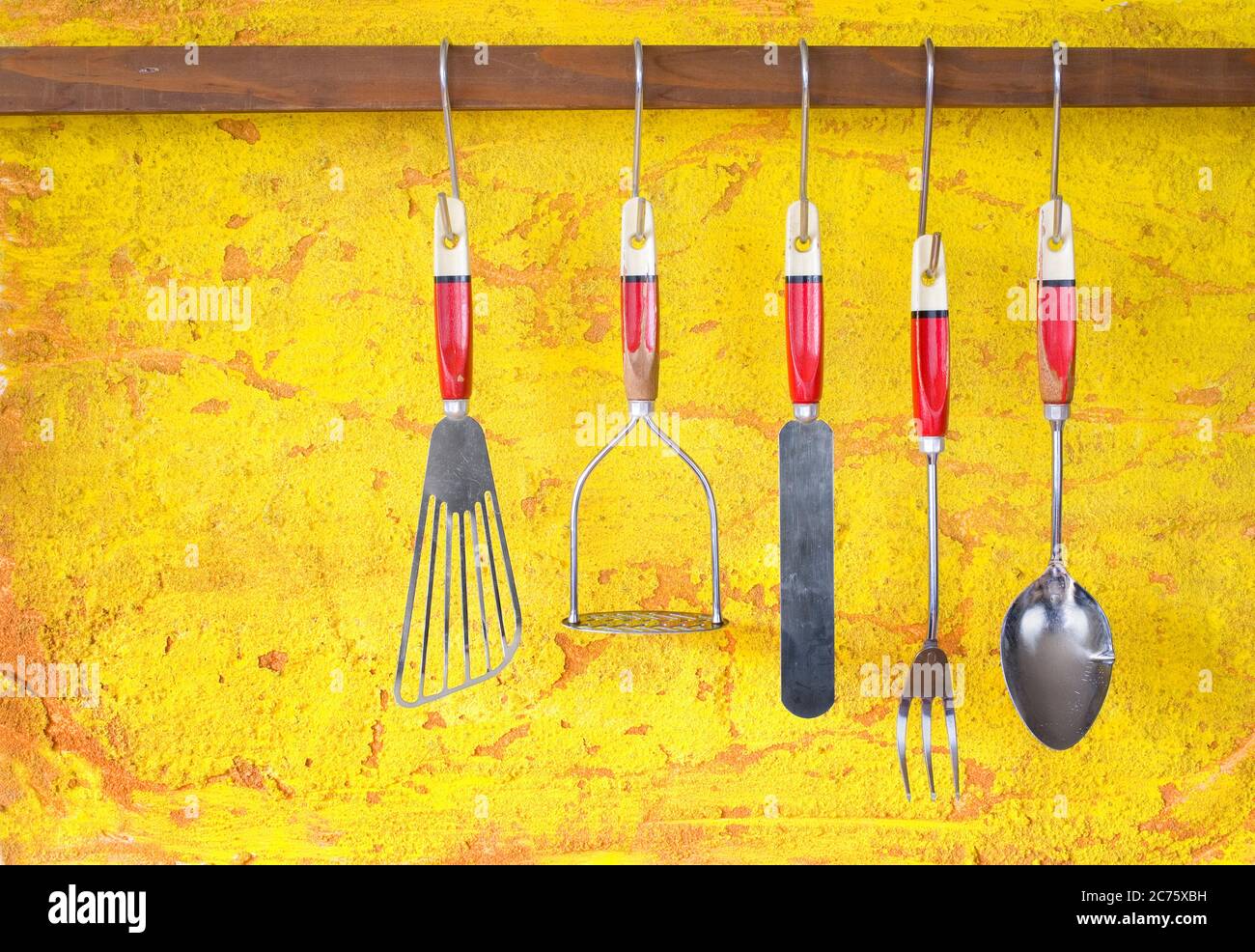 vintage kitchen utensils Stock Photo