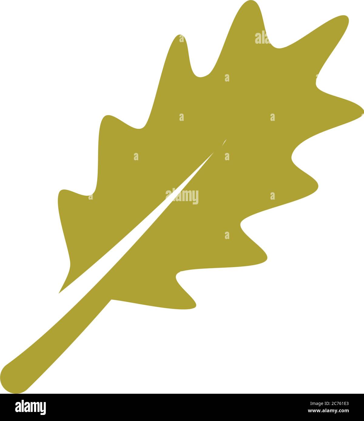 Oak Leaf Logo template vector illustration Stock Vector Image & Art - Alamy