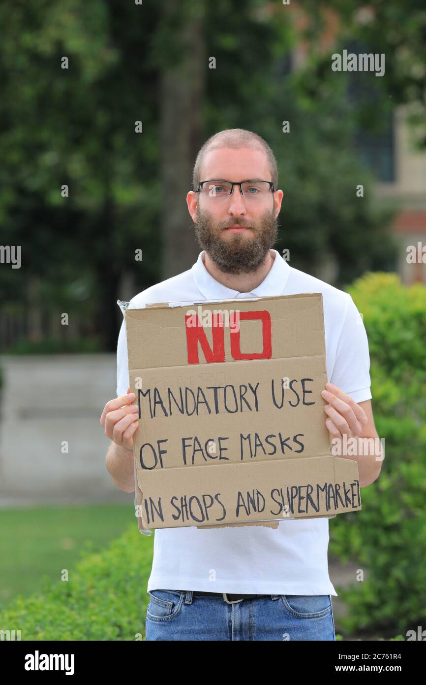 Mandatory Mask Wearing Uk High Resolution Stock Photography and Images