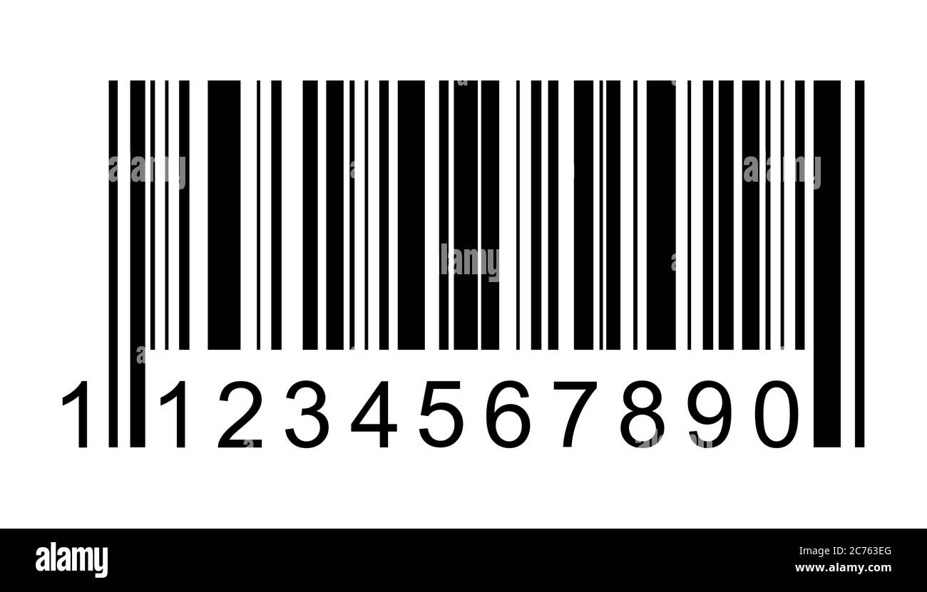 Barcode vector icon. Bar code for web, app ui design. Isolated illustration Stock Vector Image