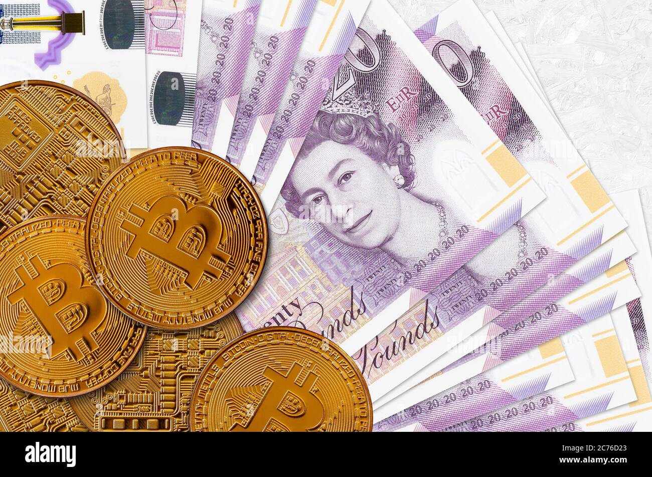 Bitcoin and uk pounds hi-res stock photography and images - Alamy