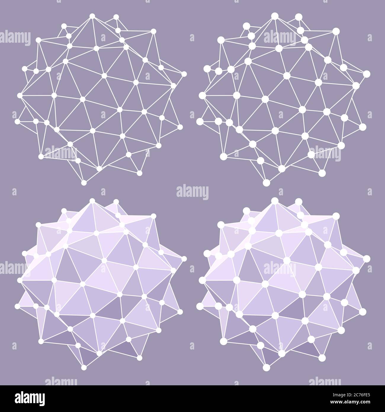 Vector Circles with triangular effect Stock Vector Image & Art Alamy