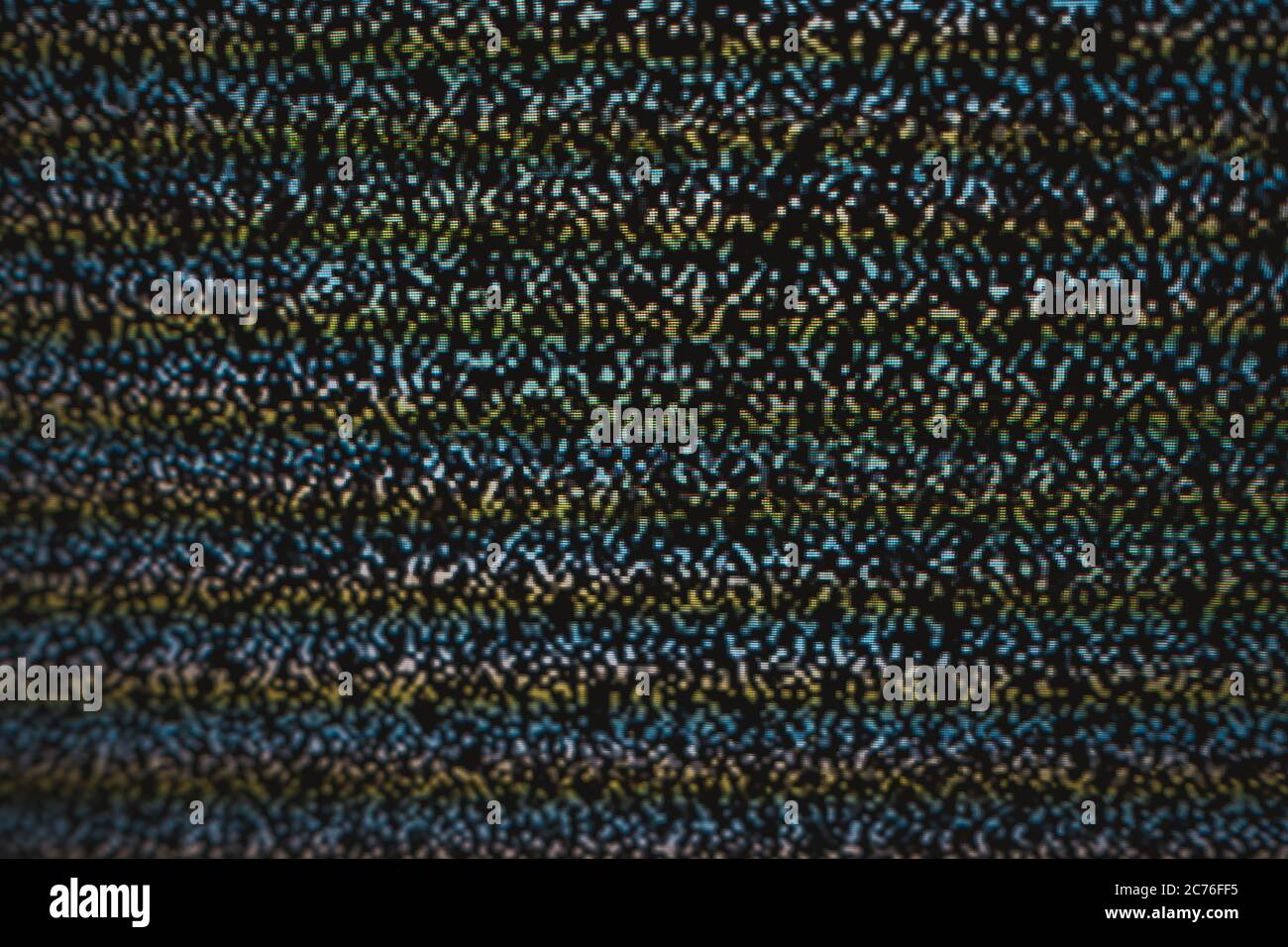 Abstract screen texture glitch noise. Test screen glitch noise texture template. Black and white background. Abstract monochrome image includes a Stock Photo