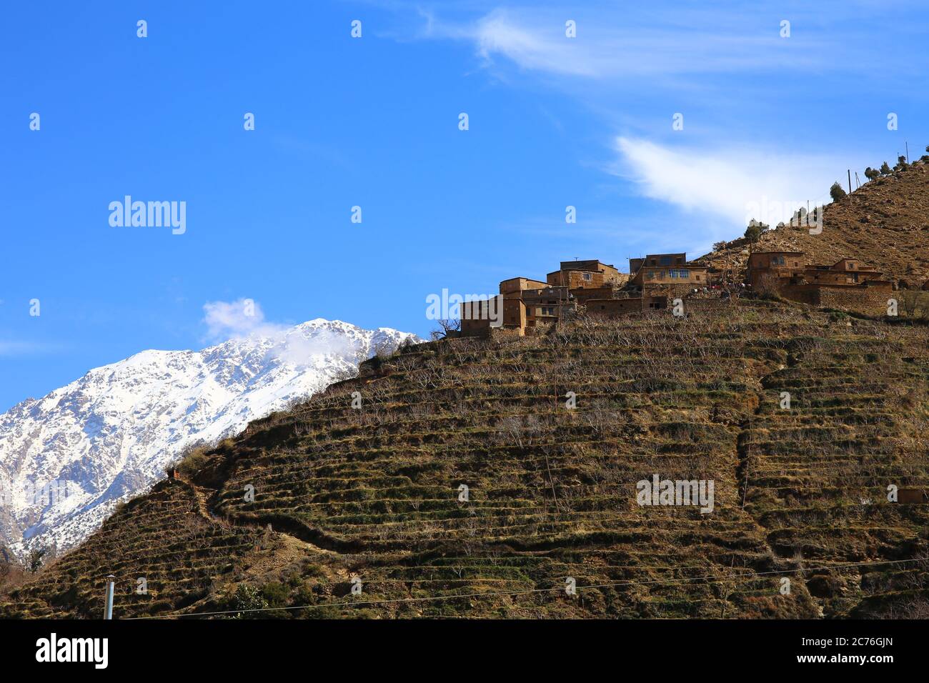 Rural area in Ourika valley, Morocco Stock Photo Alamy