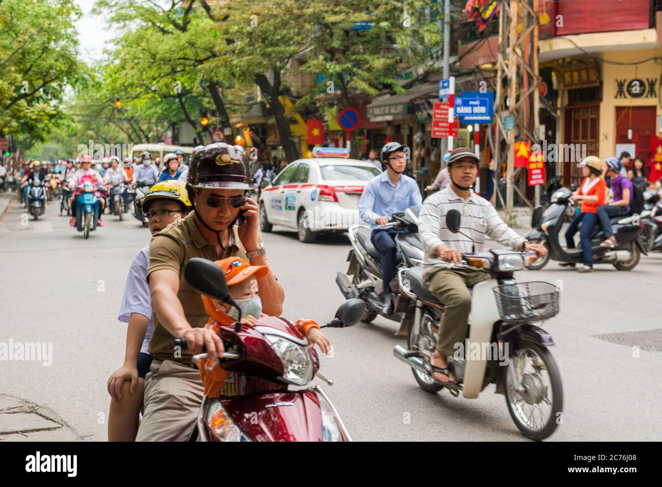 Hanoi city centre Stock Photo - Alamy