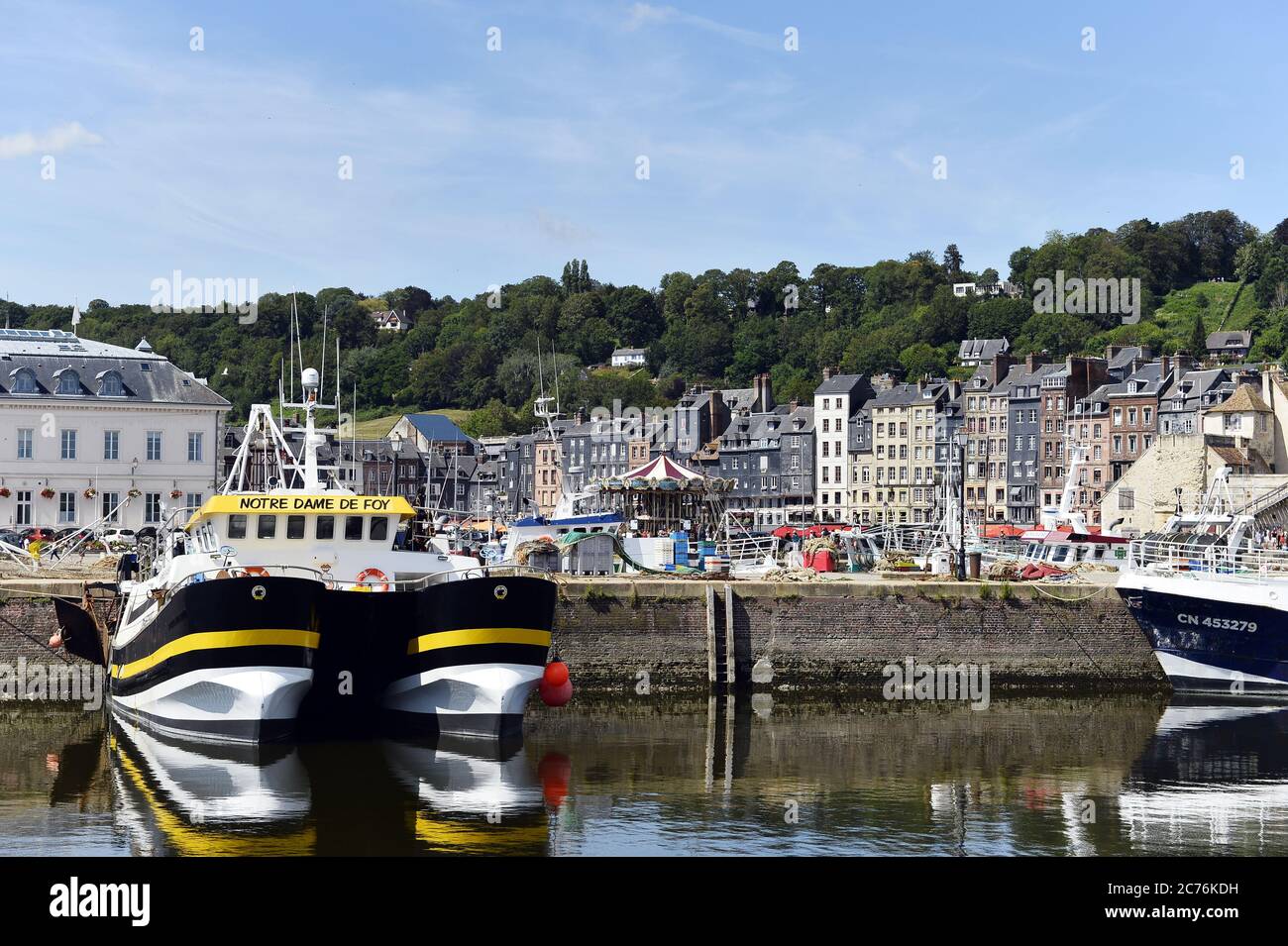 Honfleur Harbour - Normandy - France Stock Photo - Alamy