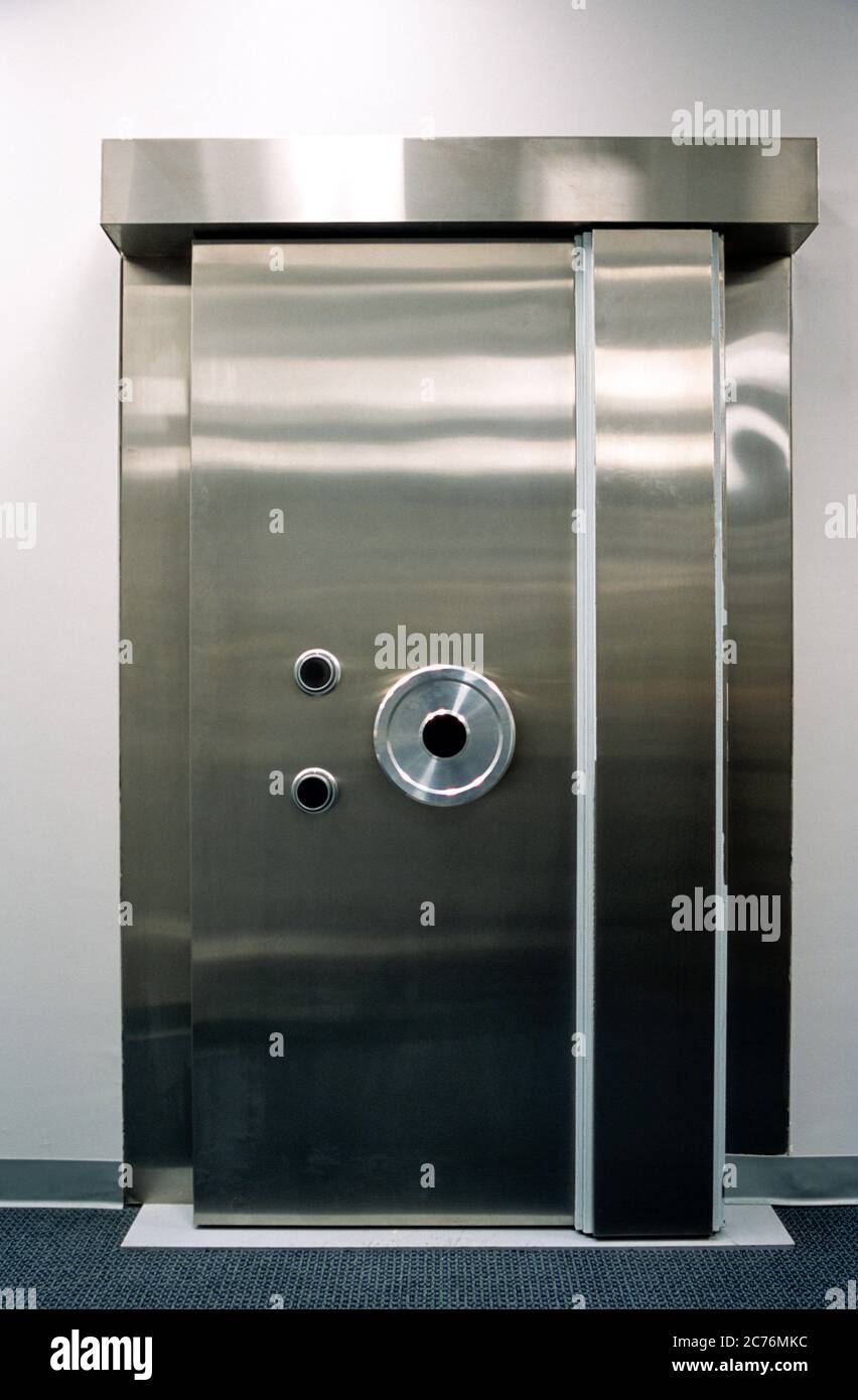 State-of-the-art vault provides ultimate security, USA Stock Photo