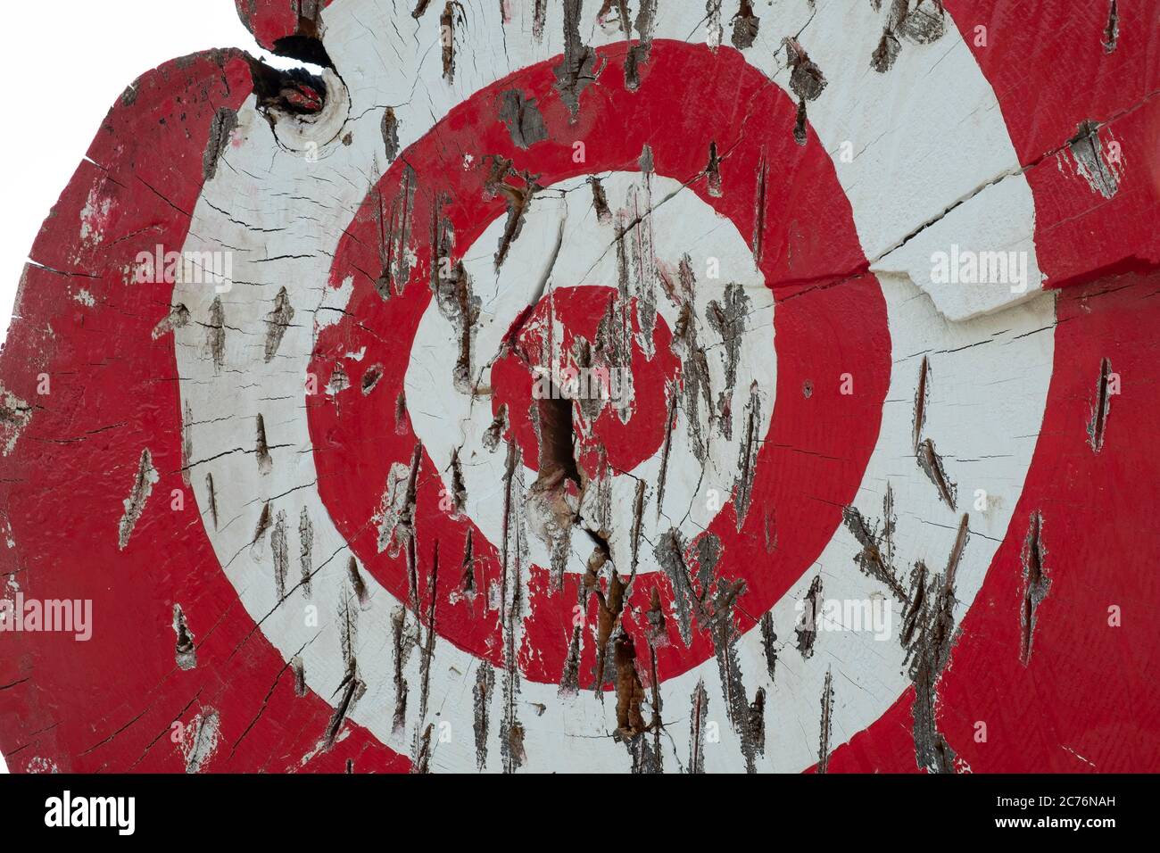 Ax Throwing Target Stock Photo Alamy