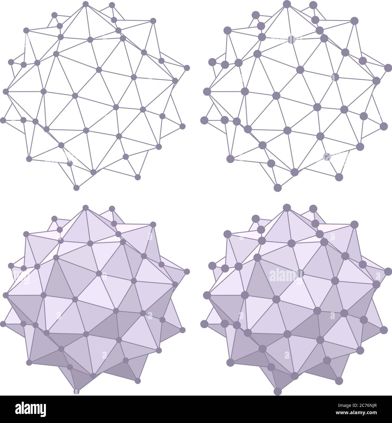 Vector Circles with triangular effect Stock Vector Image & Art Alamy