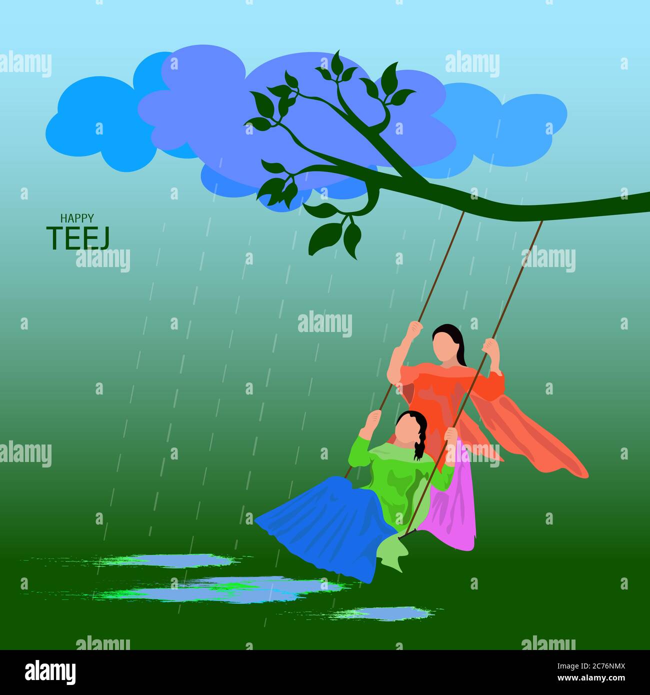 Teej Celebration: Women Oriented Monsoon Festival of Swings (2021)