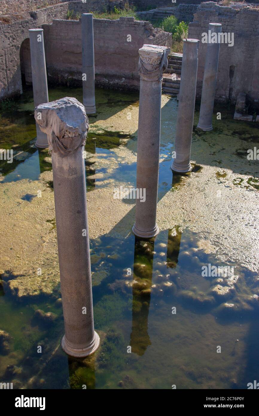 Allianoi MS was an ancient hot spring and city with the remains of the ...
