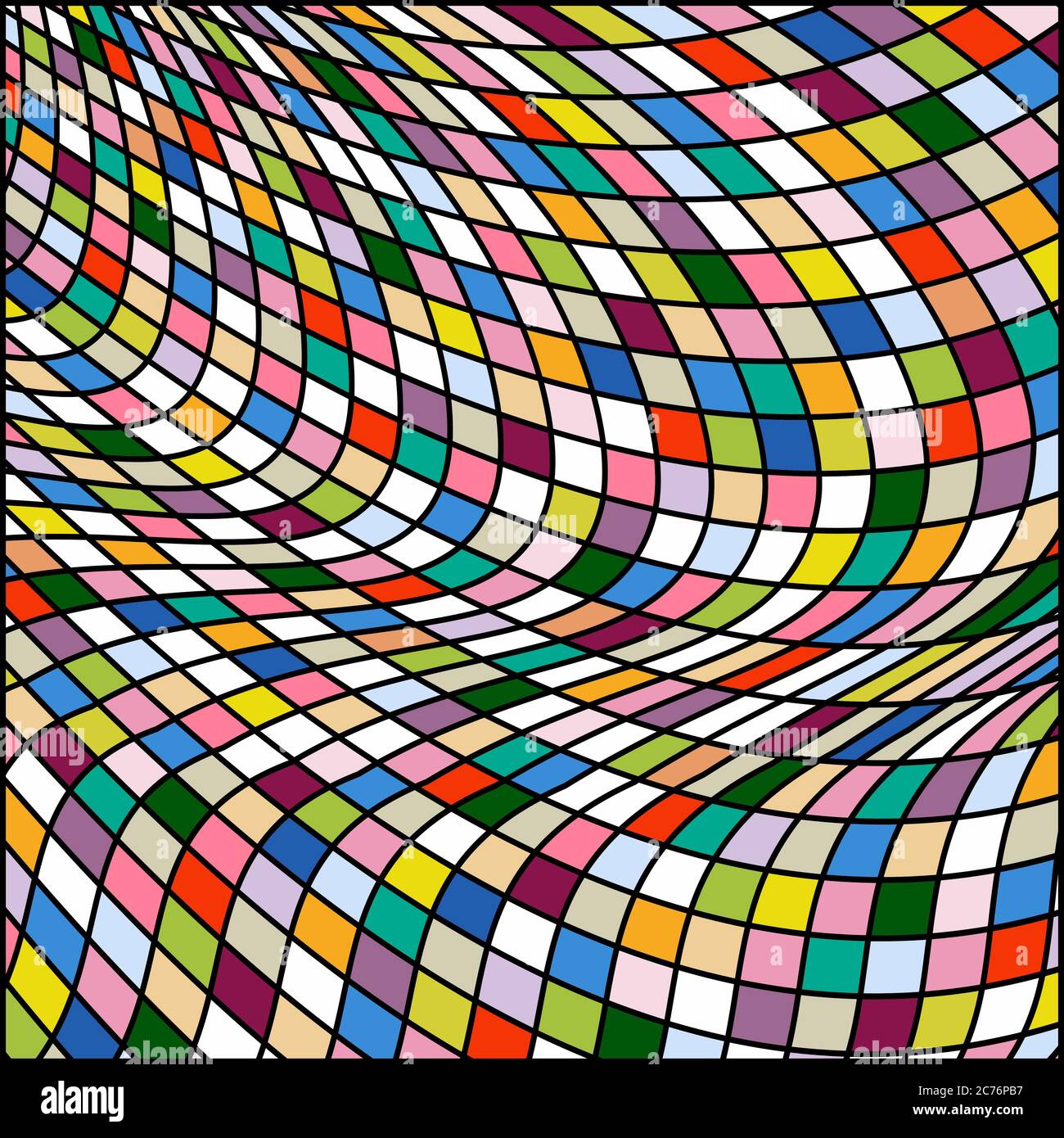 Vector abstract color grid pattern Stock Vector Image & Art - Alamy