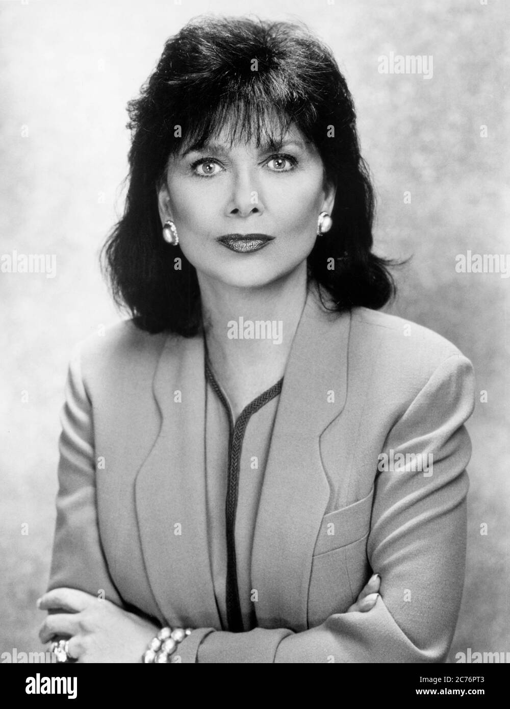 Suzanne Pleshette, Half-Length Publicity Portrait for the TV Series, 'The Boys are Back', Cliff Lipson, Tony Esparza, CBS-TV, 1994 Stock Photo