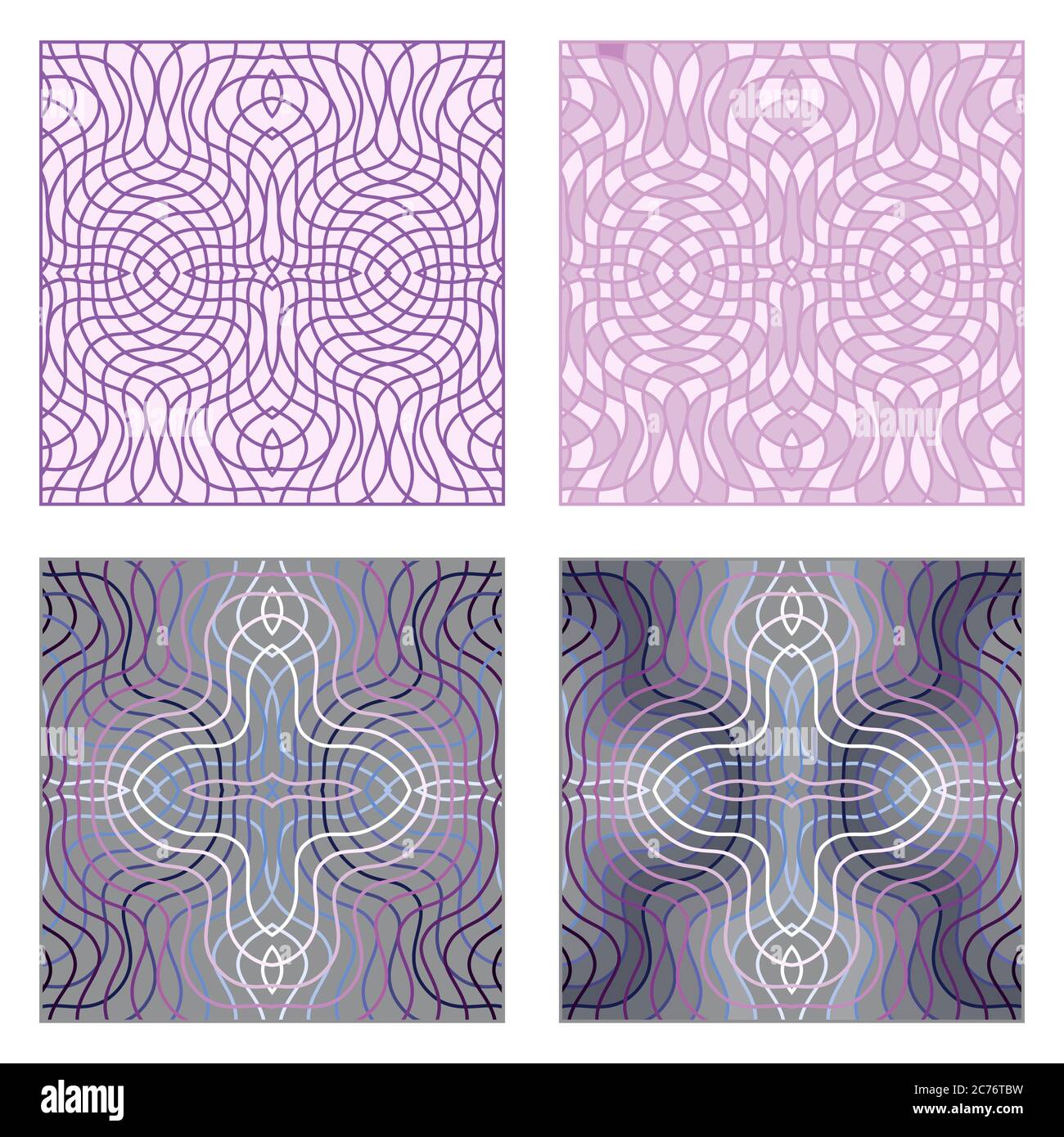 Purple square wave patterns hi-res stock photography and images - Alamy