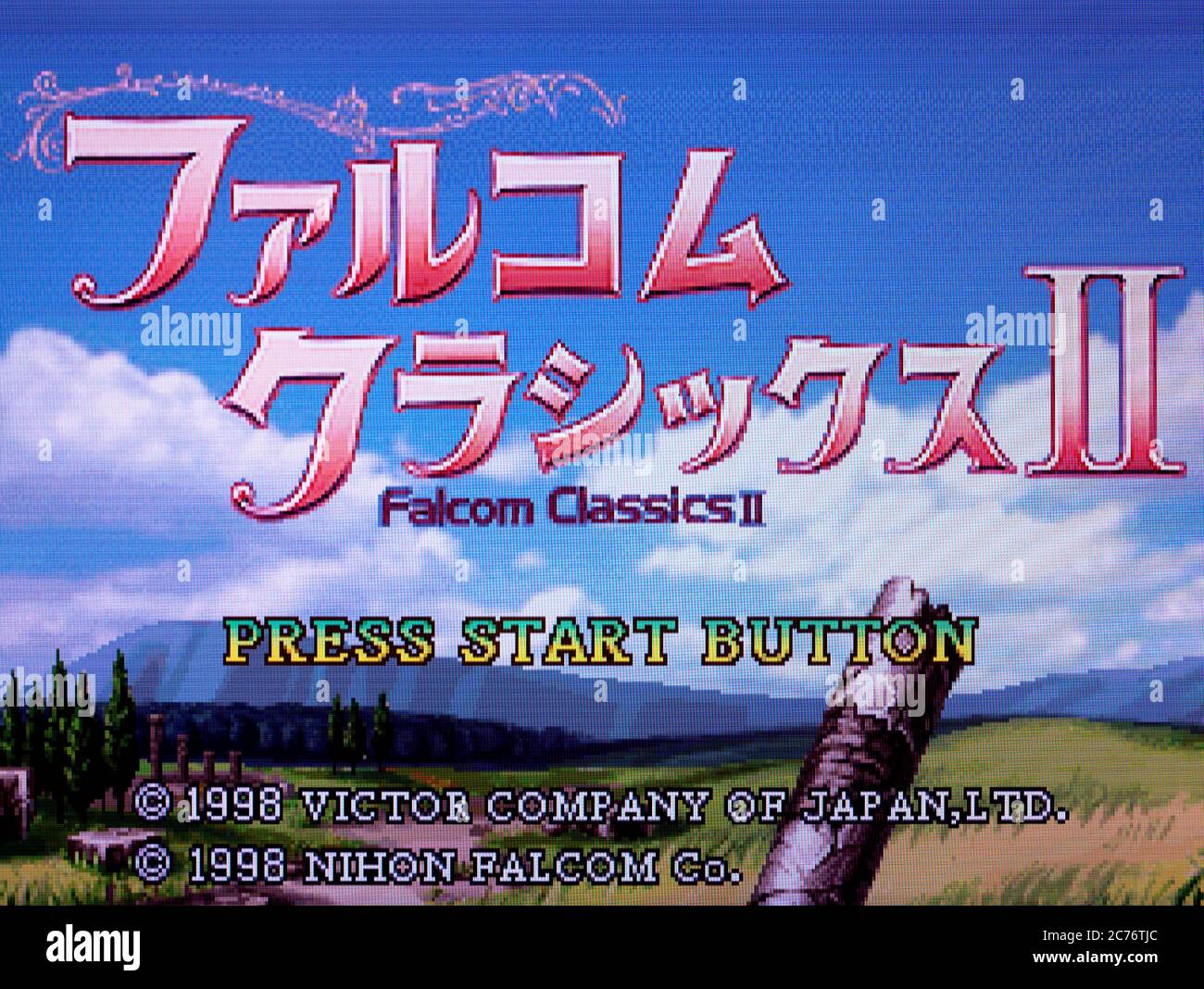 Falcom Classics II 2 - Sega Saturn Videogame - Editorial use only Stock Photo