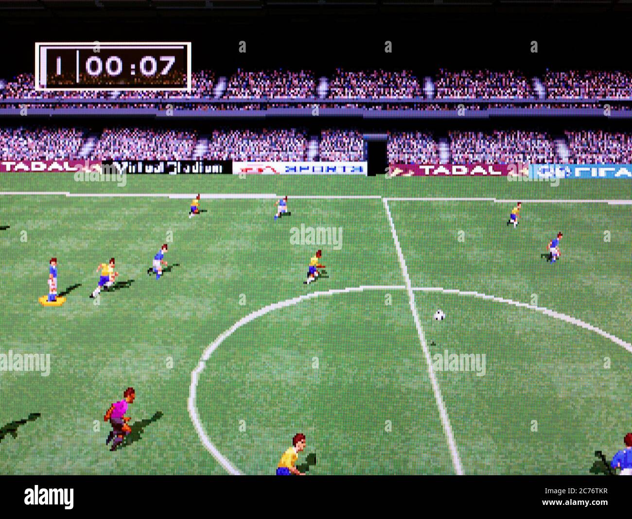 FIFA 96 - Sega Saturn Videogame - Editorial use only Stock Photo