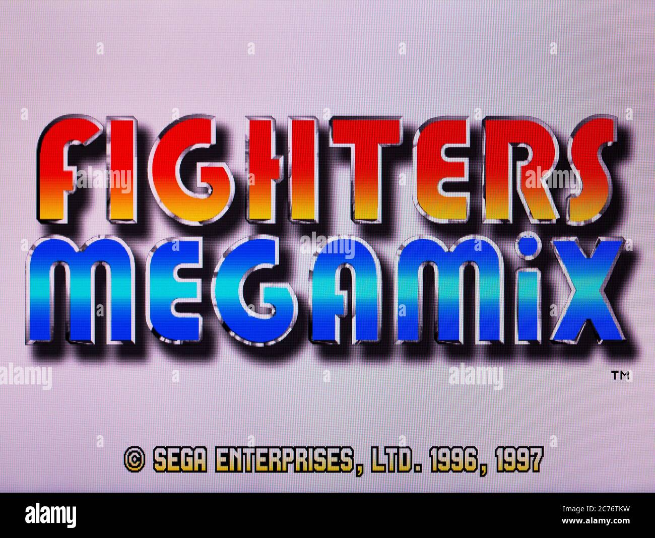 Fighters Megamix - Sega Saturn Videogame - Editorial use only Stock Photo