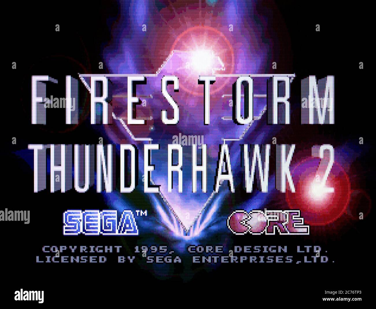 Firestorm Thunderhawk 2 - Sega Saturn Videogame - Editorial use only Stock Photo