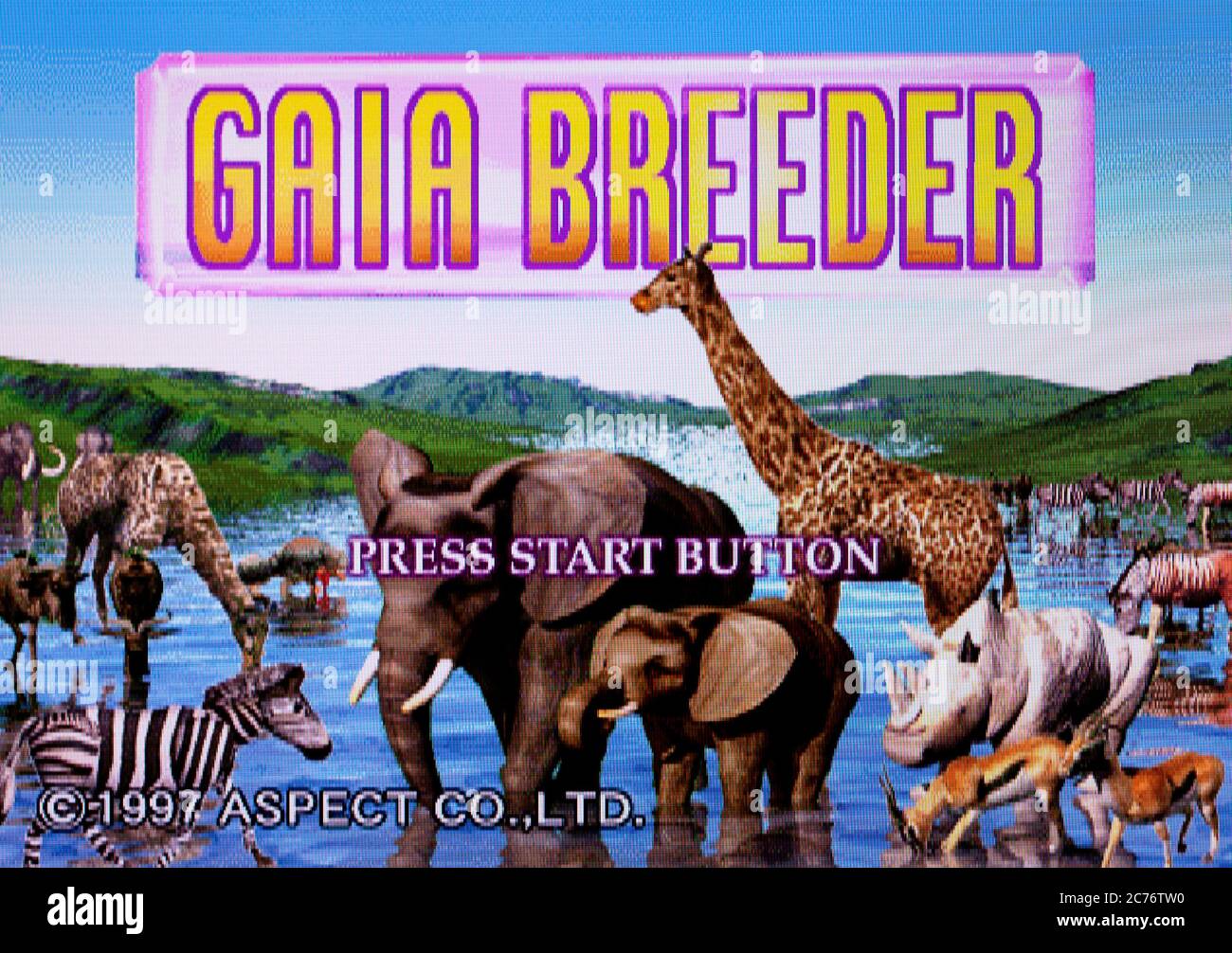 Gaia Breeder - Sega Saturn Videogame - Editorial use only Stock Photo
