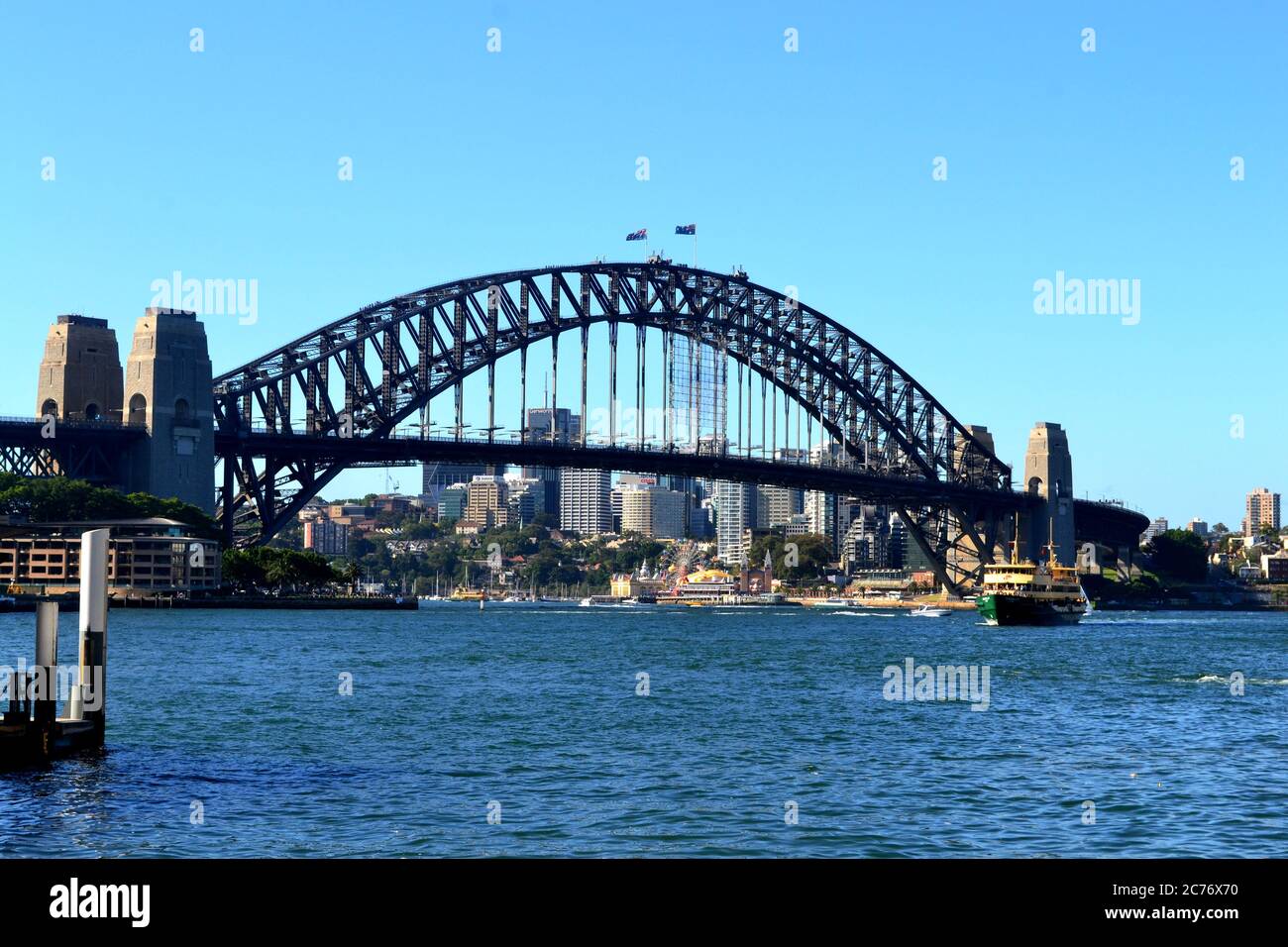 Iconic Sydney Bridge, Australia Stock Photo Alamy