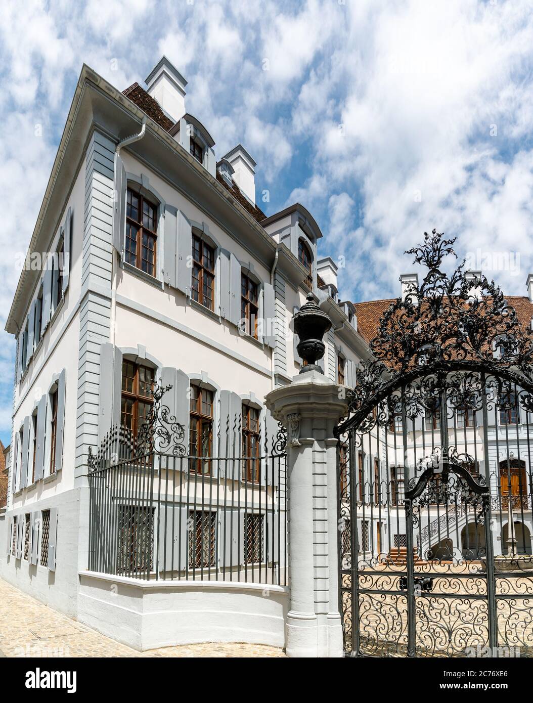 Basel, BL / Switzerland 8 July 2020 view of the historic "Blaues