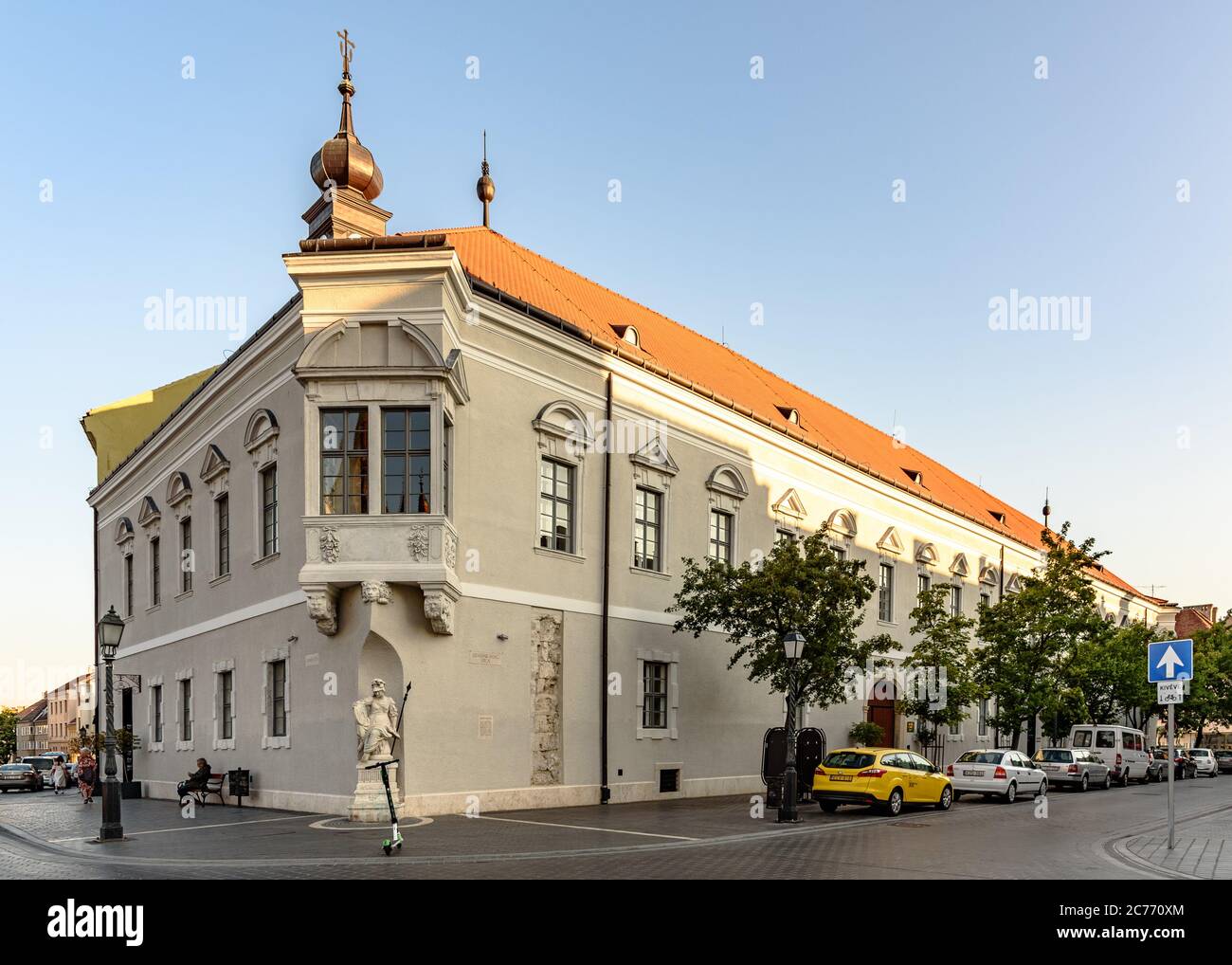 The Old Town Hall of Buda in the Budapest Castle District following renovations Stock Photo