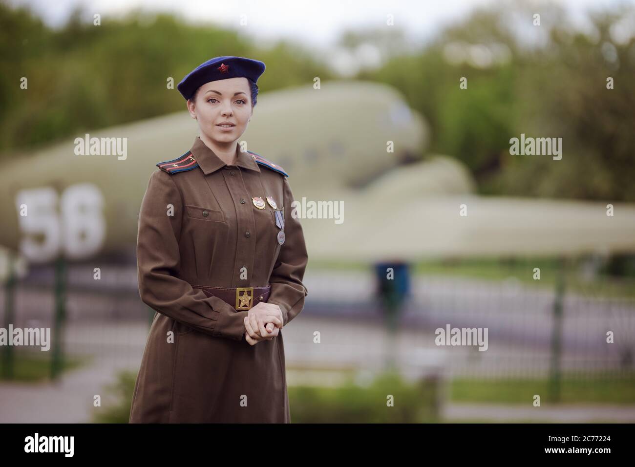 Female pilot wwii plane hi-res stock photography and images - Alamy