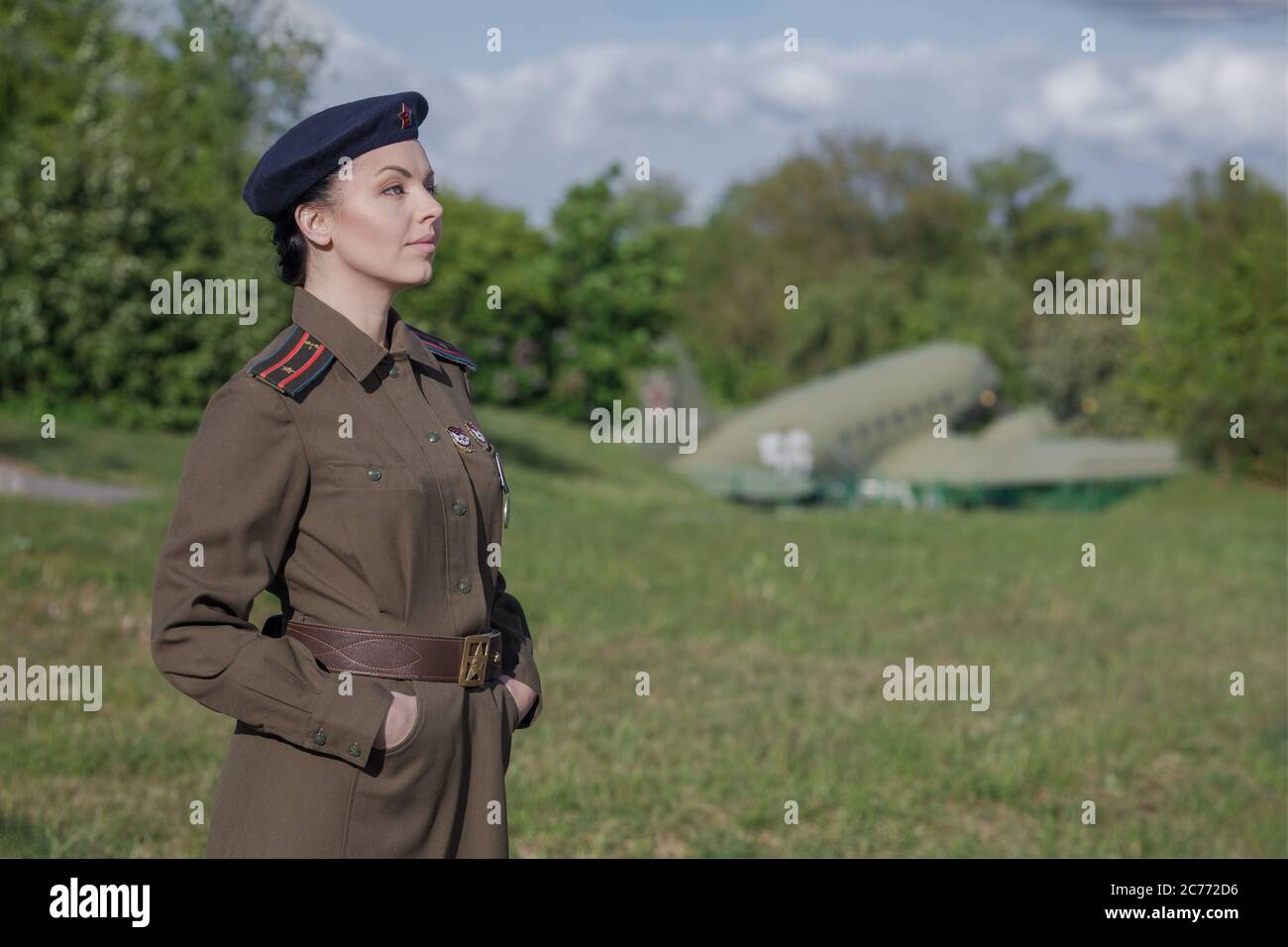 Female pilot wwii plane hi-res stock photography and images - Alamy
