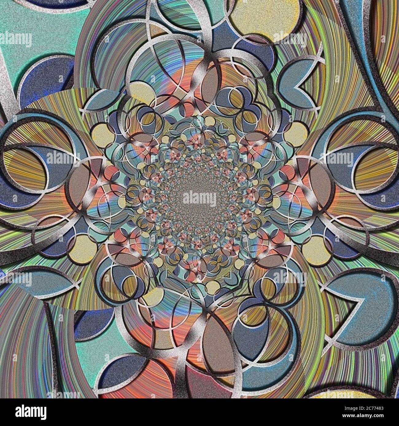 Overlapping circle paint hi-res stock photography and images - Alamy