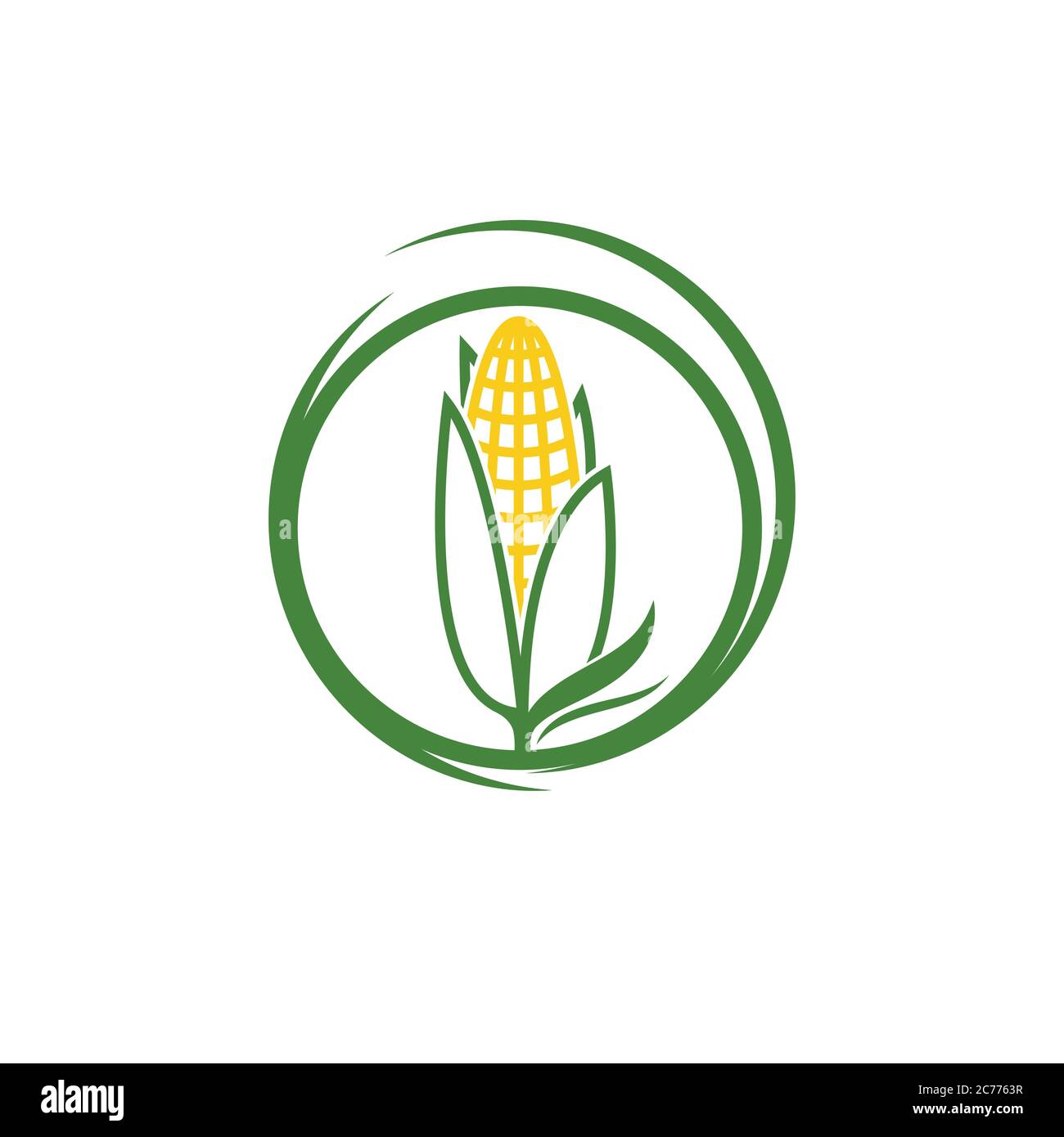 Agriculture corn vector icon design template Stock Vector Image & Art ...