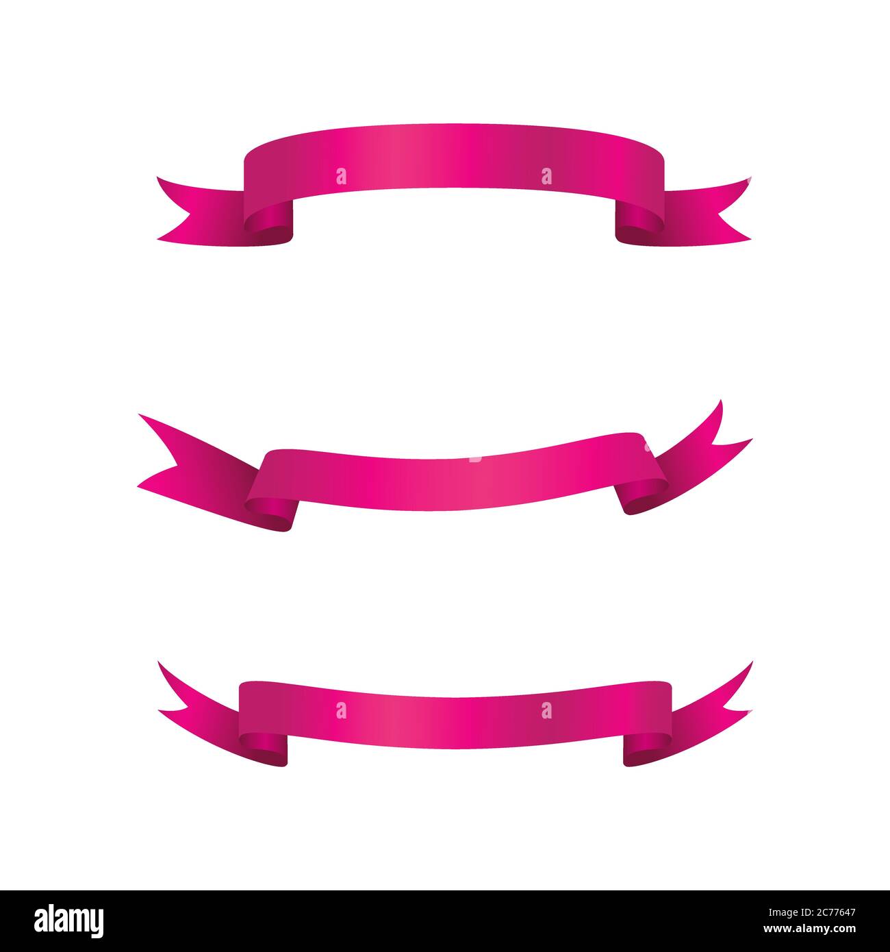 Ribbon banner Vector illustration design template Stock Vector Image ...