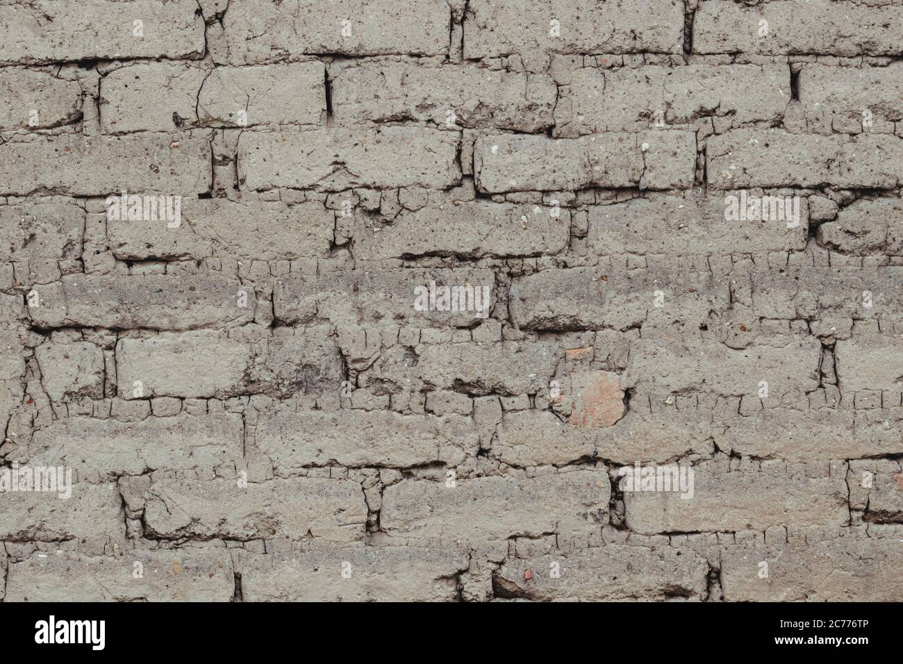 adobe background, mud bricks, old wall brown wall Stock Photo