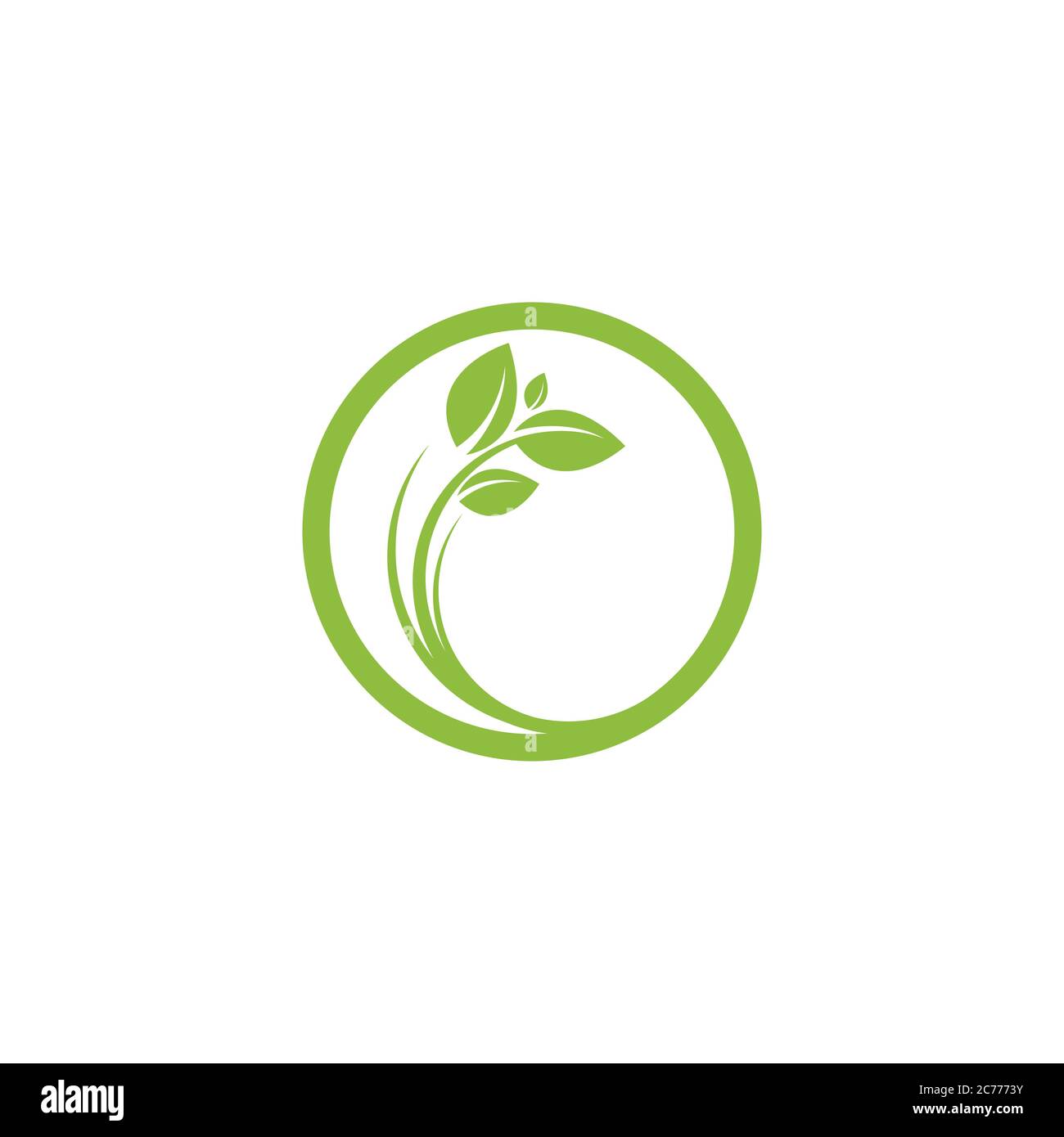 Green Tree leaf ecology nature element vector design Stock Vector Image ...