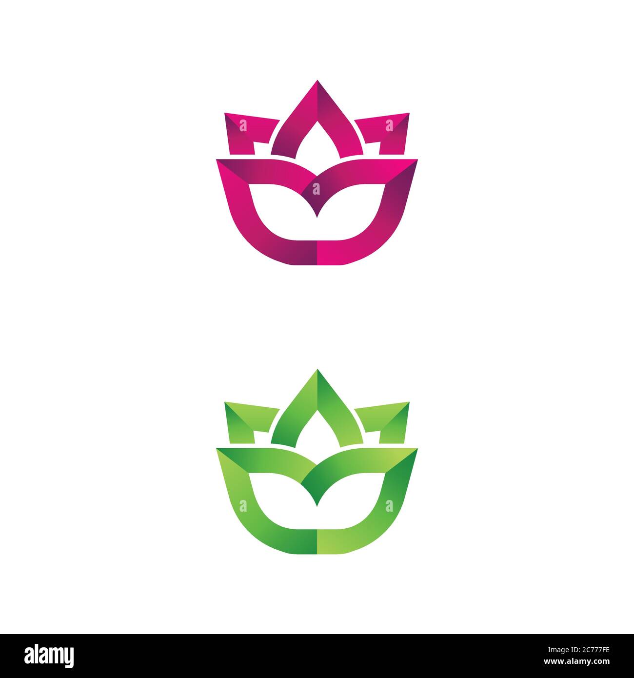 Stylized lotus flower Stock Vector Images - Alamy