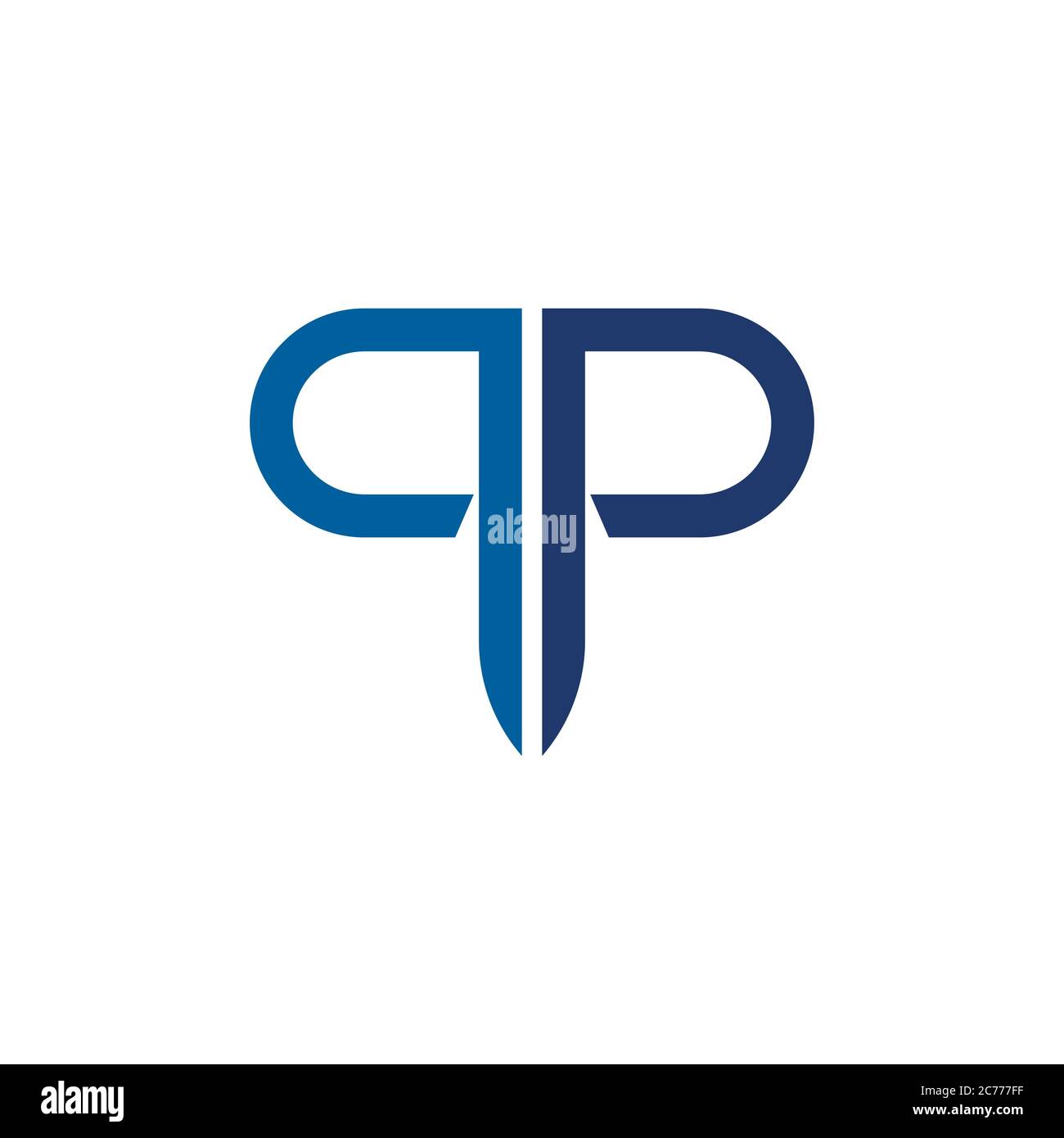 P Letter Logo Template vector illustration design Stock Vector Image ...