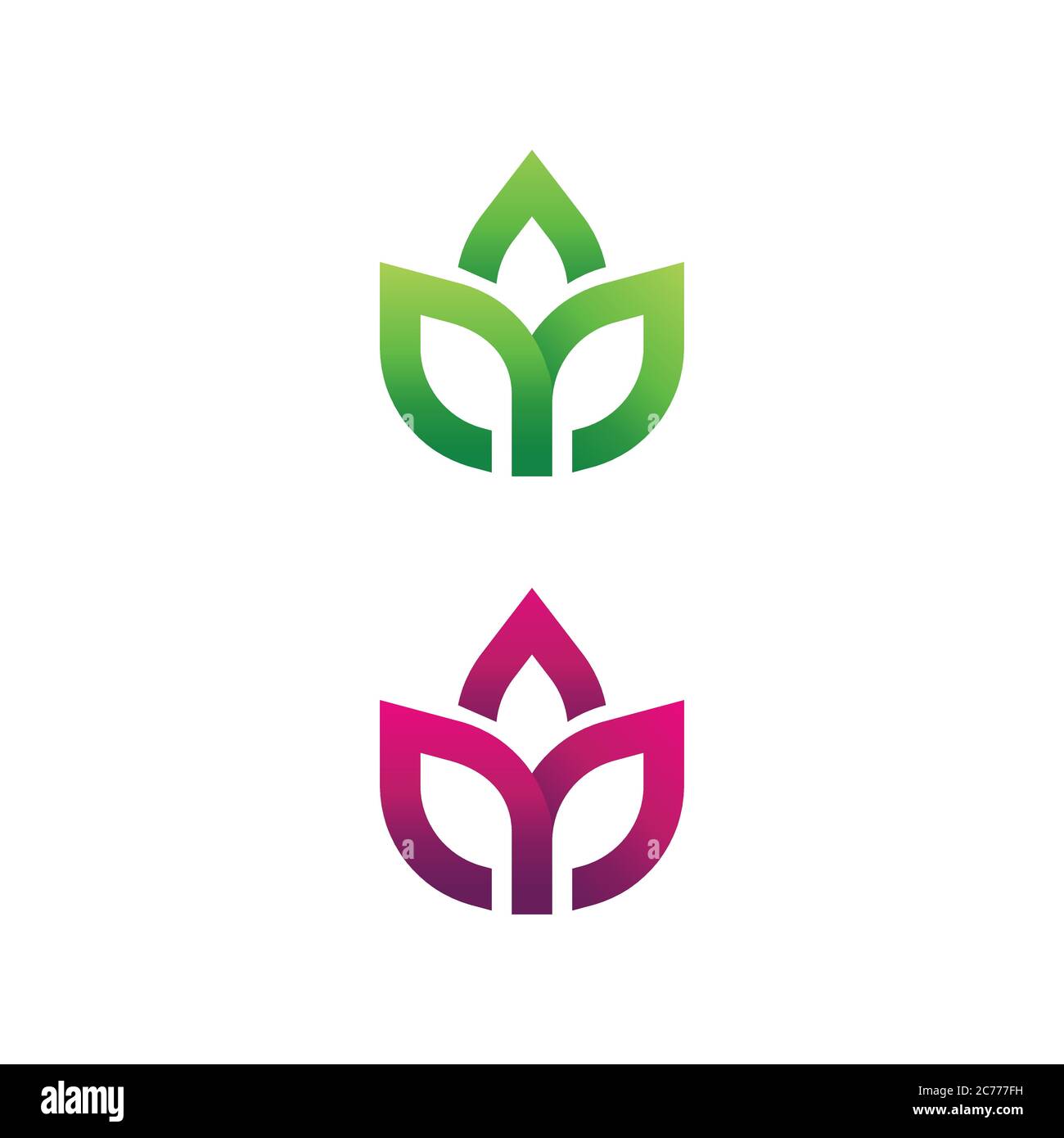 beauty lotus flower vector icon design template Stock Vector Image ...