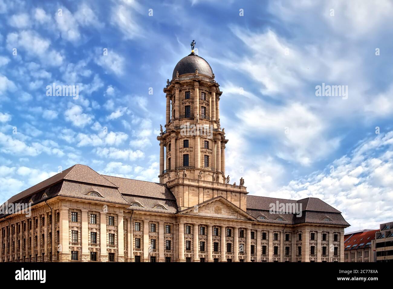 Altes Stadthaus (Old City Hall) is a former administrative building in Berlin, currently used by the Senate. Stock Photo