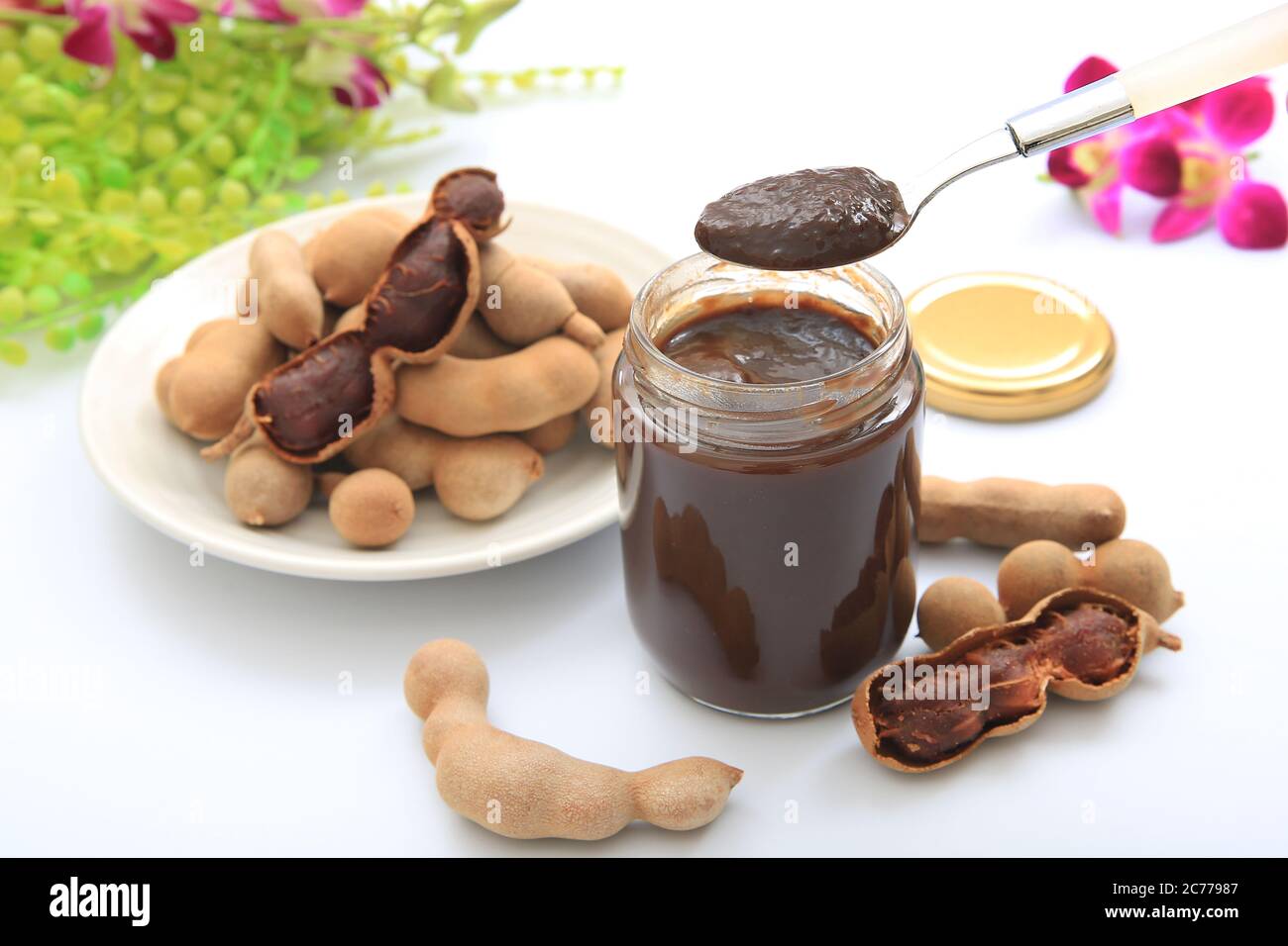 Tamarind Paste Stock Photo