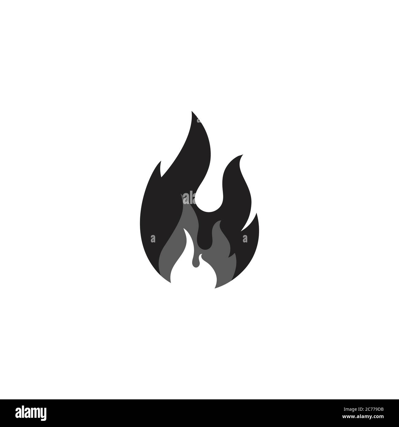 flame icon fire vector design template Stock Vector Image & Art - Alamy