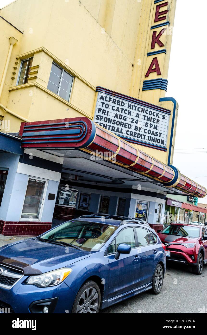The Eureka movie theater in Eureka California USA Stock Photo Alamy