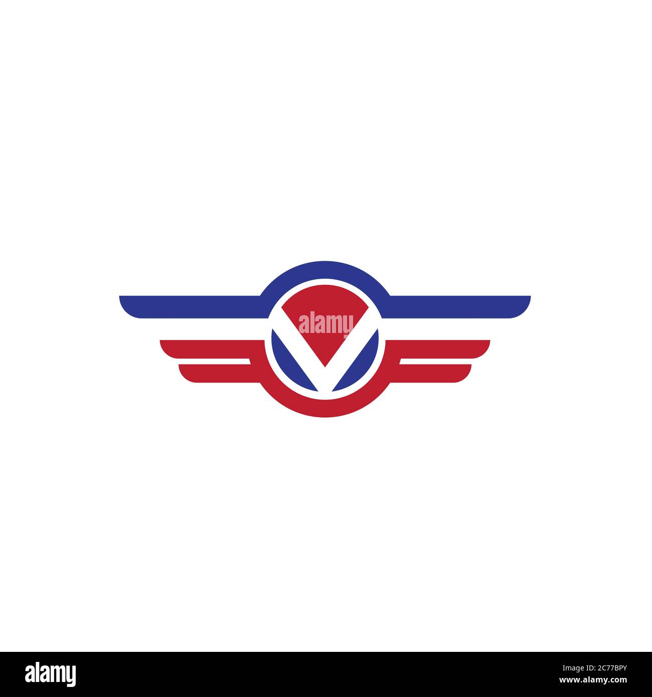 Falcon wing Logo Template vector illustration design Stock Vector Image ...