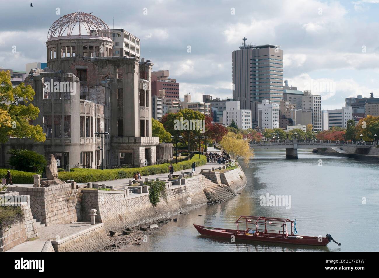 Atomic Bomb Dome at Hiroshima survives as a legacy of the world-first ...