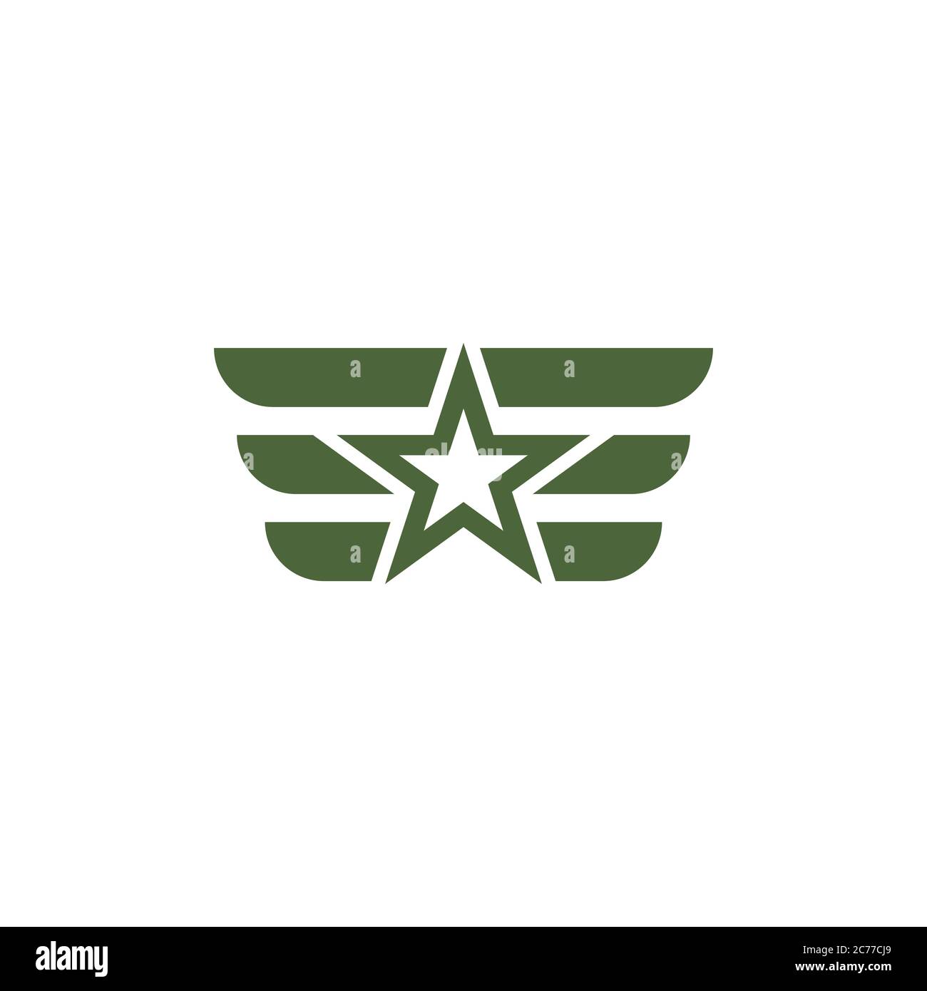 army military vector icon design template Stock Vector