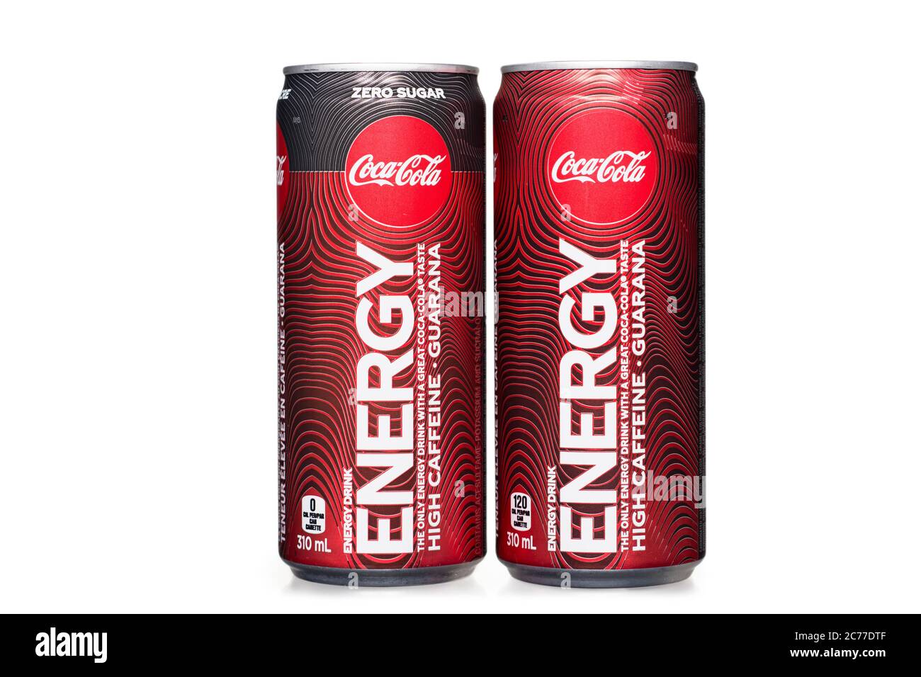 Energy Drinks, Energy Drink Cans Stock Photo