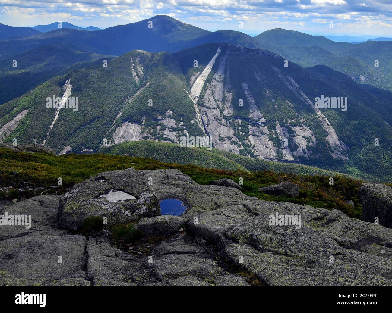 Alpine landscape wilderness in Adirondack Mountains New York Stock Photo