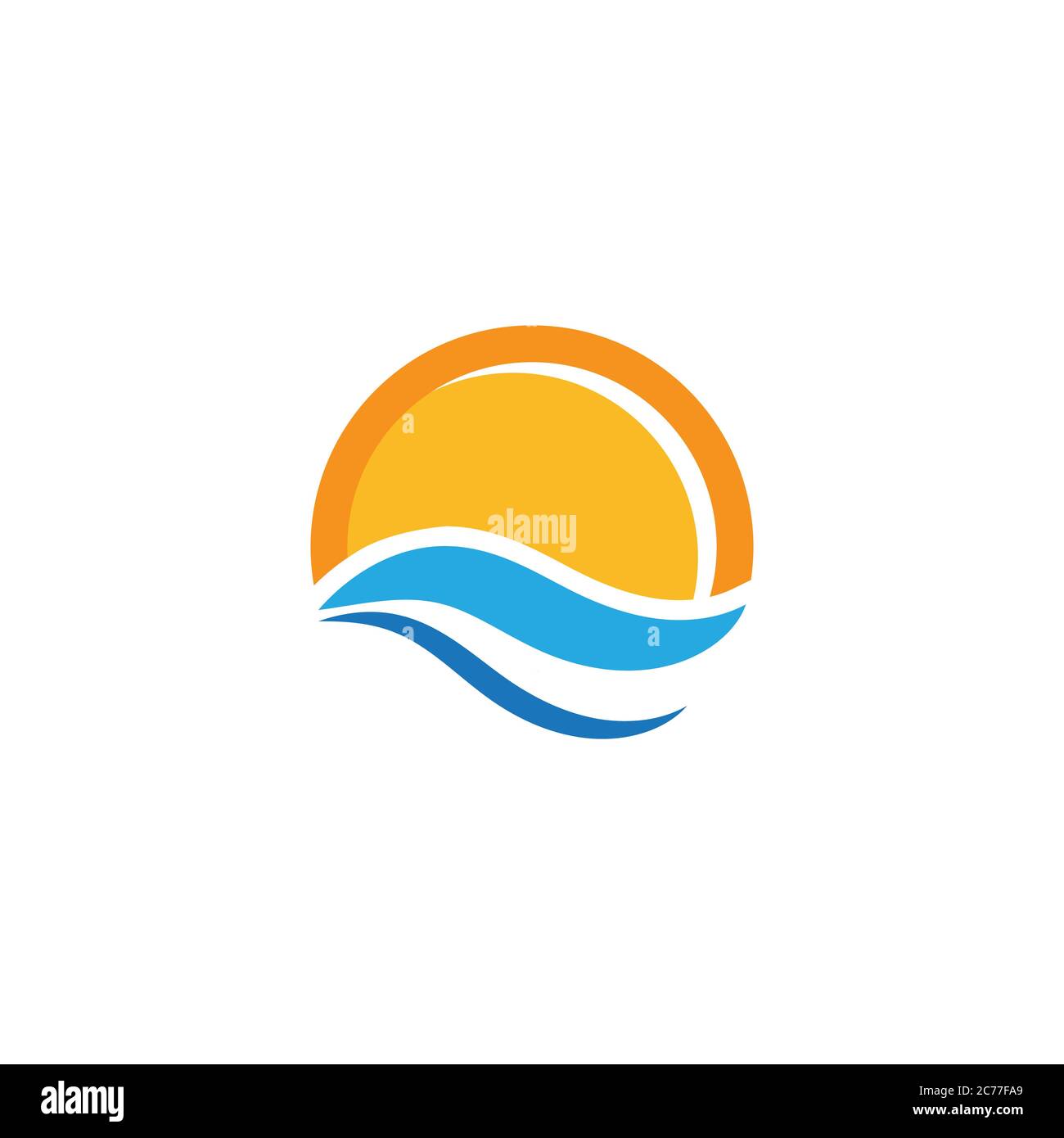 Water wave icon vector illustration design template Stock Vector Image ...