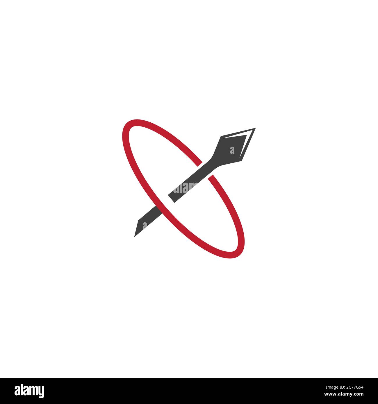 Spear vector illustration icon Template design Stock Vector Image & Art ...