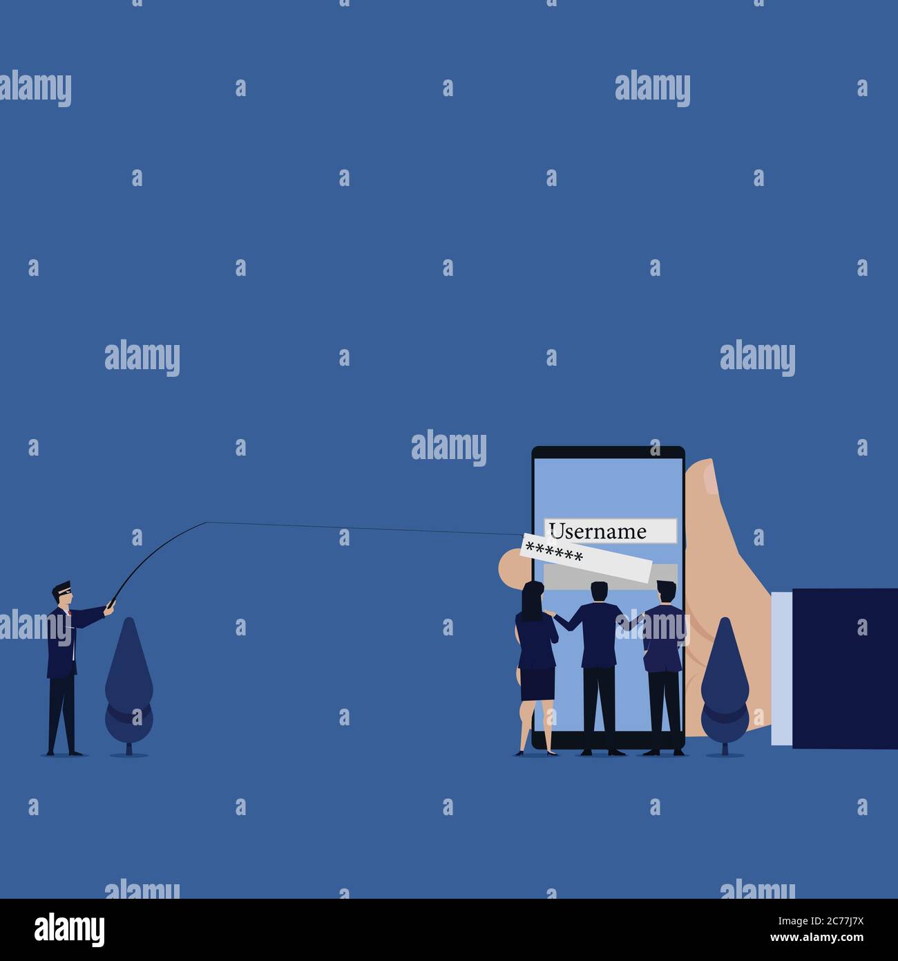 Hacking out Stock Vector Images - Alamy